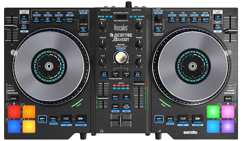 Best DJ Controller for Beginners with Scratching & Trigger Pads Below 500