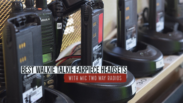 Best Walkie Talkie Earpiece Headset with Mic Two Way Radios