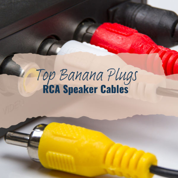 Top Banana Plugs to RCA Speaker Cables