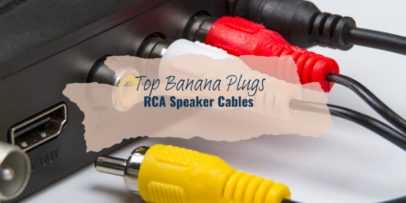 Top Banana Plugs to RCA Speaker Cables