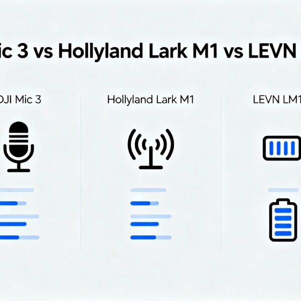 DJI Mic 3 vs Hollyland Lark M1 vs LEVN LM101