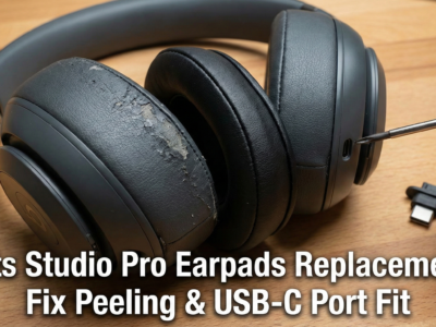 Beats Studio Pro Earpads Replacements Fix Peeling & USB-C Port Fit