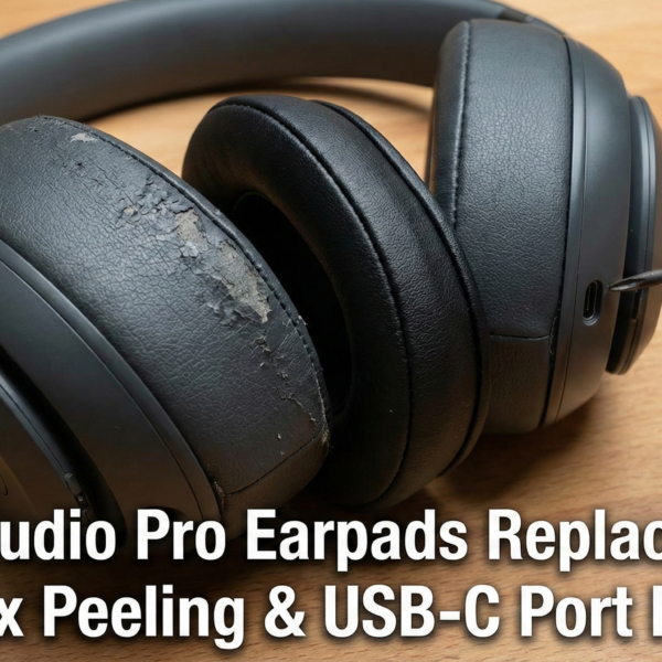 Beats Studio Pro Earpads Replacements Fix Peeling & USB-C Port Fit