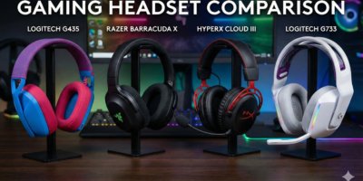 Logitech G435 vs. Razer Barracuda X vs. HyperX Cloud III vs. G733