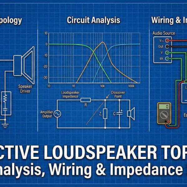 Semi-Active Loudspeaker Topology Circuit Analysis, Wiring & Impedance Matching