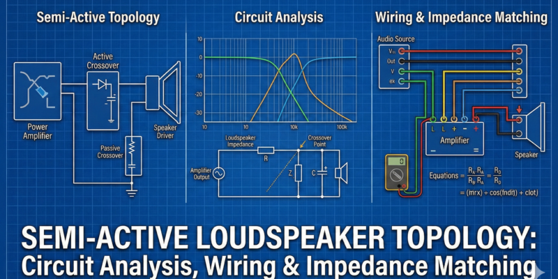 Semi-Active Loudspeaker Topology Circuit Analysis, Wiring & Impedance Matching